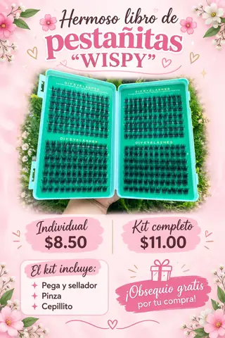 🌸Set de Pestañitas efecto Wispy🌸
