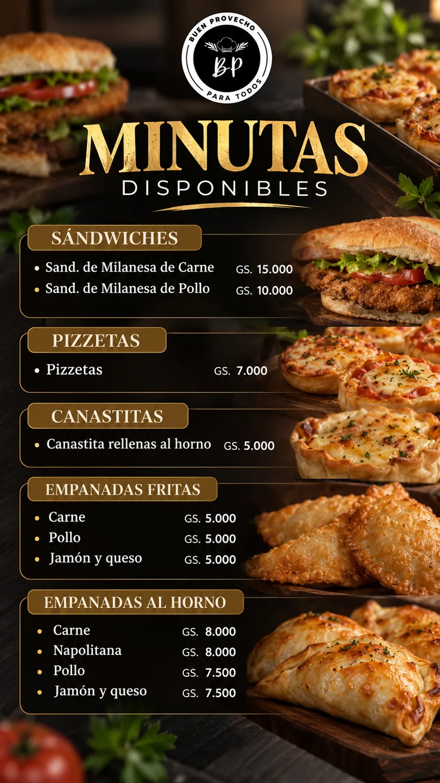Minutas Disponibles 