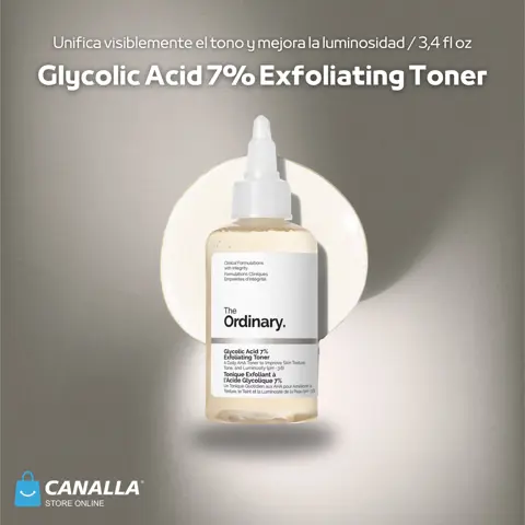 THE ORDINARY GLYCOLIC ACID 7% EXFOLIATING TONER – 100 ml (3.4 fl oz)