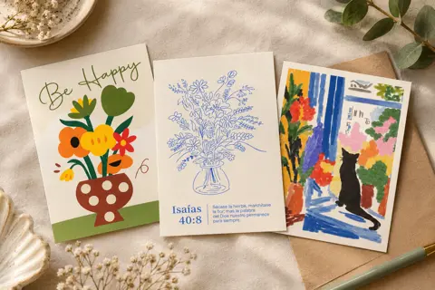 Paquete de 3 Print Cards