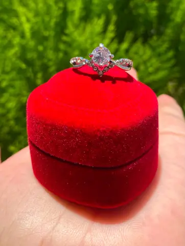 🌸Anillo de promesa | Talla 7 | Acero inoxidable ✨