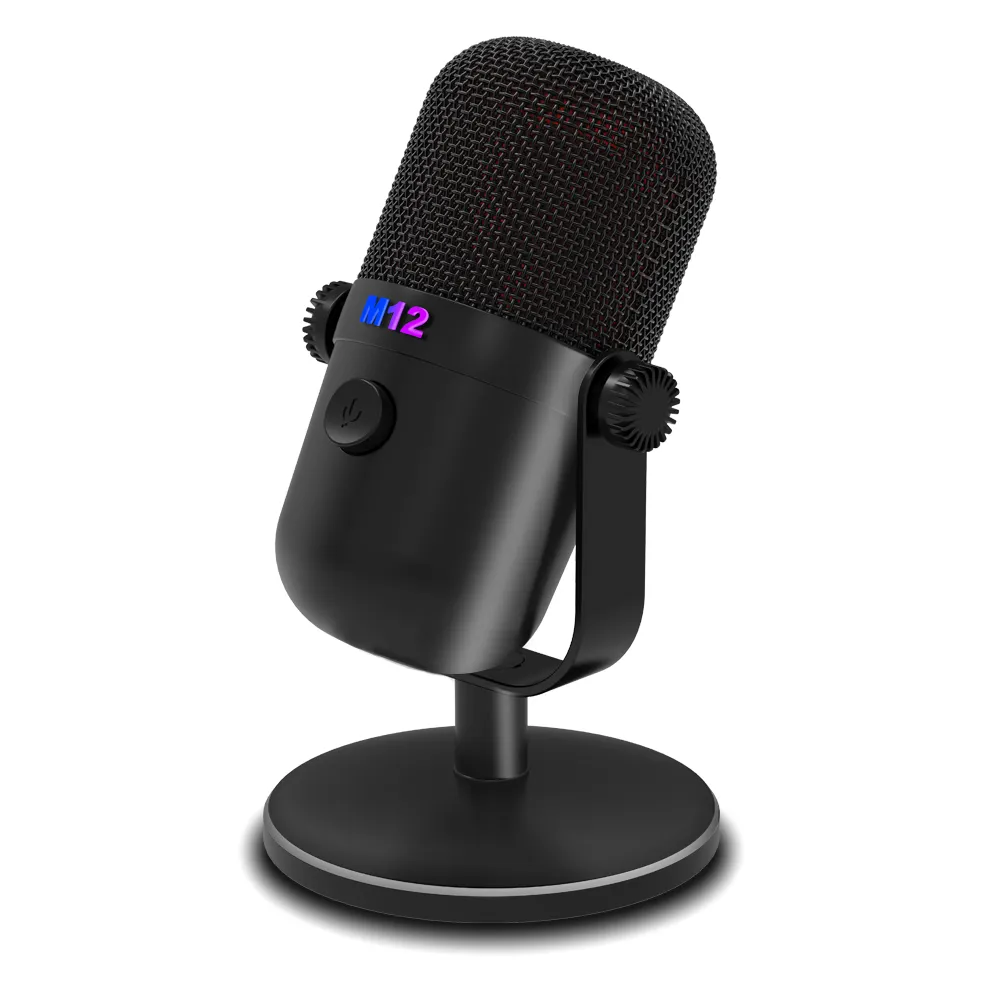MICROFONO GAMER M12 - BLACK - Villano Gamer Store Bolivia