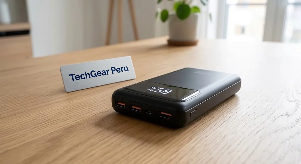 Cargador Portátil Power Bank 20,000 mAh